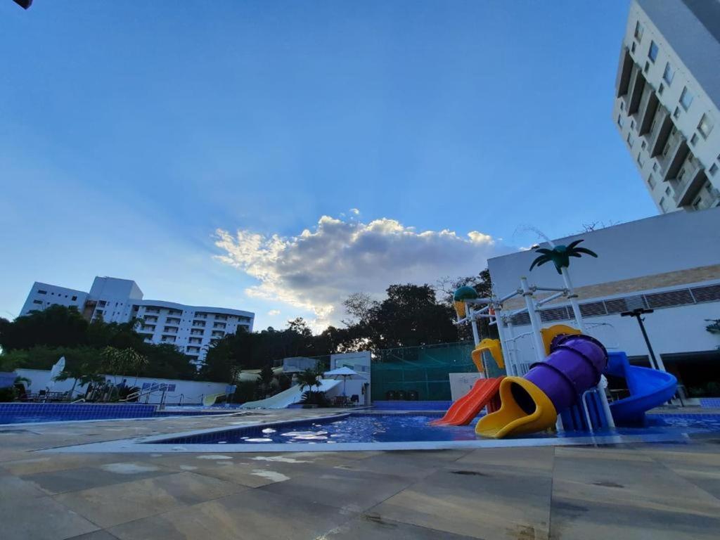 Park Veredas - Flat Completo, mobília de alto padrão - rio interditado temporariamente Rio Quente Exterior foto